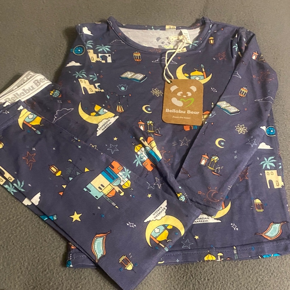 Bellabu Bear Pijama Set Size: 2T